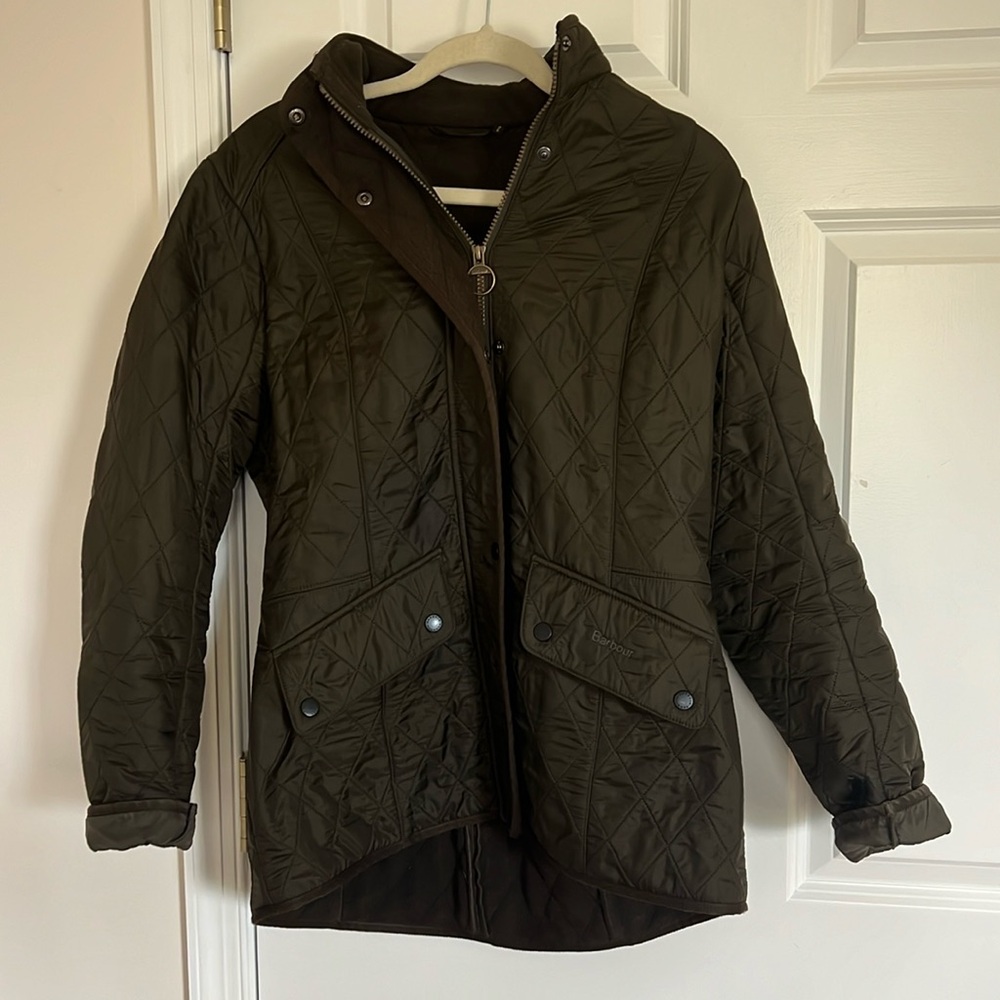 Barbour dark green jacket